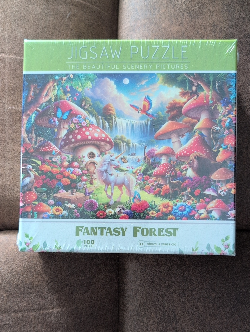 Fantasy Forest Jigsaw Puzzle - Colorful Scenic 100-Piece Puzzle